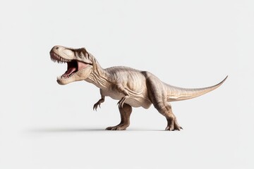 Fototapeta premium Realistic dinosaur illustration for educational and creative use