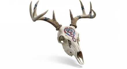 Deer skull decorative wall decor