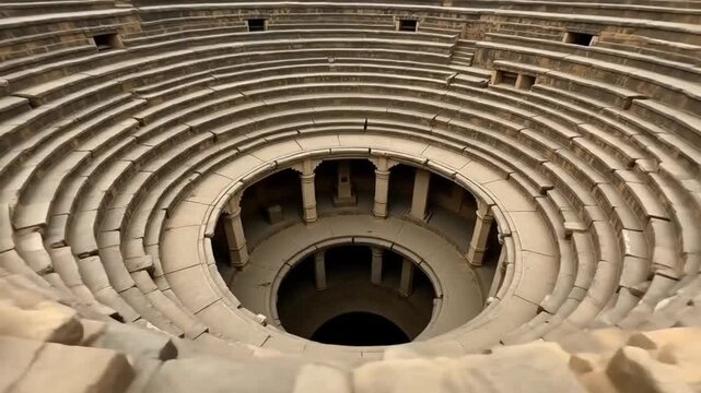 Carved idols on the inner wall and pillars of Rani ki vav, an intricately constructed stepwell on the banks of Saraswati River. Patan, Gujarat, India
By RealityImages