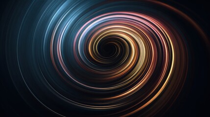 Fototapeta premium Abstract swirl design with vibrant colors and dynamic movement, perfect for digital backgrounds or artistic projects.