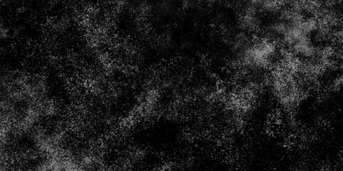 Black background with Gray grunge noise particles. Distressed grunge texture. Natural cement texture. Dark concrete stone wall. Polished stone pattern marble texture.