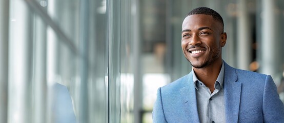 A man in a suit and tie is smiling at the camera