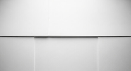 Minimalist White Wall Design Clean Lines and Geometric Texture