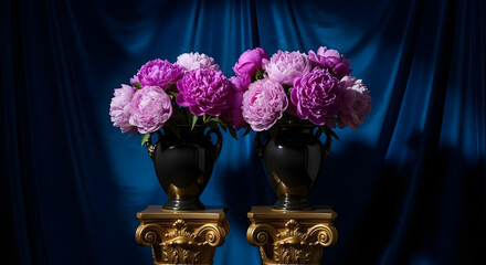 Obraz premium still life with a bouquet of flowers