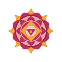 Chakra Style Festival Rangoli Mandala