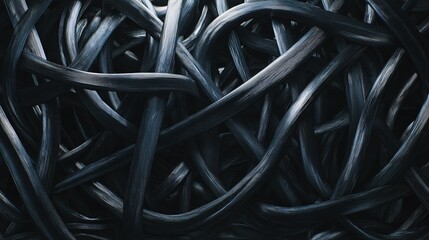 Abstract Dark Geometric Pattern Design