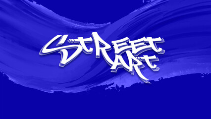 Street Art Urban Graffiti Style Text
