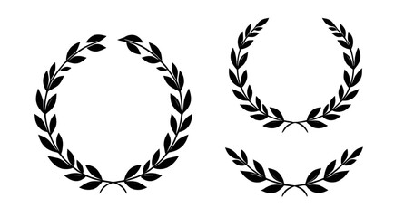 laurel wreath vector illustration