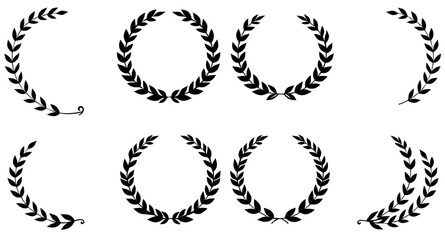 laurel wreaths vector
