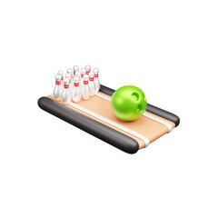 Sports Equipment's 3d icon