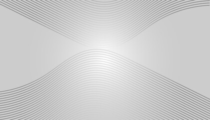 Abstract white background  Vector Illustration of the pattern of gray lines on white background.black shiny waves with lines created using Blend Tool. Design elements.