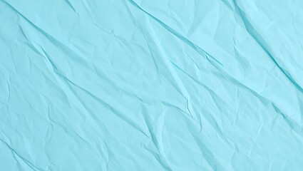 Obraz premium Light Blue Wrinkled Fabric Texture, Perfect for Backgrounds and Overlays, Minimalist Abstract Light Blue Fabric Surface with Subtle Creases