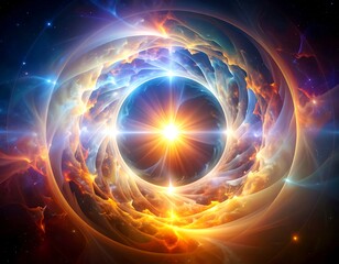Obraz premium Abstract cosmic swirl