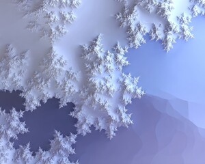 Abstract Fractal Design With Soft Colors