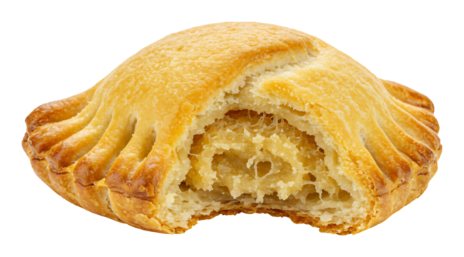 焼き立てチーズパイ 黄金色に輝く生地 一口食べるととろけるチーズ