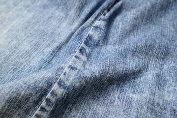 Fototapeta premium blue denim jeans texture background