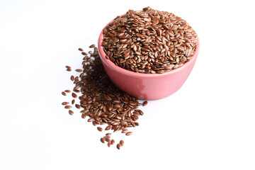 Flax Seeds Rich in Omega-3 fatty acids, with a high level of protein.