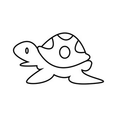 Turtle icon with white background