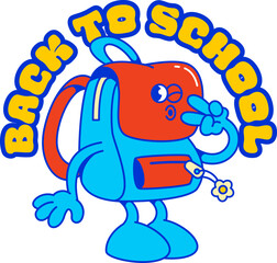 Groovy Backpack Mascot