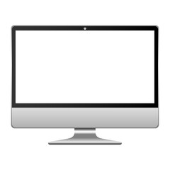 Flat iMac Screen Vector Mockup Design