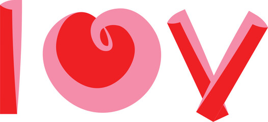vector, i love you, heart, love, valentine, symbol, shape, day, romance, 