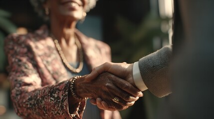 Handshake business deal agreement partnership collaboration teamwork cooperation success negotiation meeting