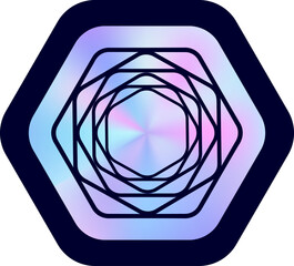 Naklejka premium Holographic Foil