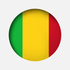 Fototapeta premium mali flag