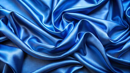 Satin Blue Drapes Whisper Soft Luxe Silence