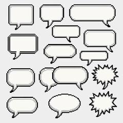 Obraz premium set of speech bubbles