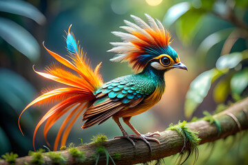 peacock in the garden