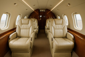 Luxury Airplane Interior, Photo
