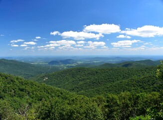  Expansive Mountain Landscape Under a Clear Blue Sky