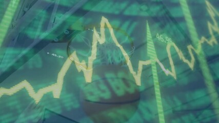 On launch sports analytics overlaying yellow green line graph around hoop tracking shot metrics - Powered by Adobe