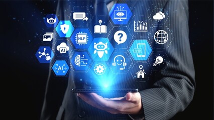 AI Virtual Assistant Artificial Intelligence Chatbot Controlled by Prompt Engineering for...