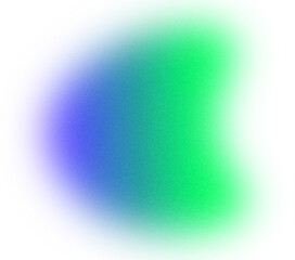 Blurry Gradient Shape: Holographic Fluid Aura & Iridescent Organic Bubble