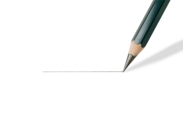 Pencil drawing a straight line. A sharp graphite pencil as a concept of education, development. Creation, precision, starting a new project, or element of design and learning. Place for your text.