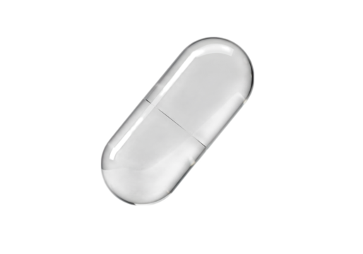 Closeup of a Single Capsule