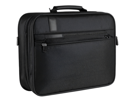 Black Cloth Laptop Case with Zipper, Isolated on Transparent Background