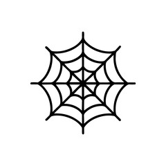 line icon web spider vector on white background
Vector line icon on white background