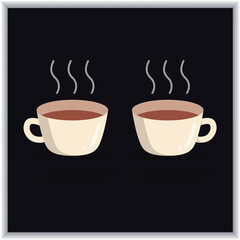 cup of coffee with beans