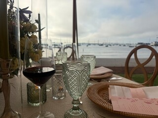 romantic dinner table