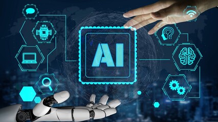 AI Assistant Brain Processor with LLM Technology, Big Data, Machine Learning, Generative AI for...