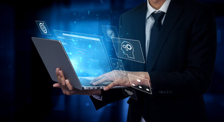 Project management dashboard showing timeline, tasks, milestones, and workflows for planning,...