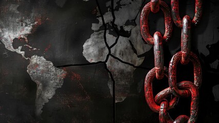 Chains of oppression: slavery roots, trade horrors, racism rise, captive lives, ownership wrong, enforced labor, freedom denied, social injustice, racial divide, exploited souls, historical burden.