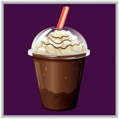 Coffee and cocktail drinks Vector