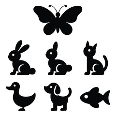 "Animal Silhouettes Collection"