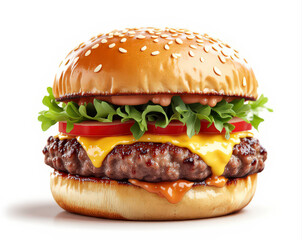 hamburguesa, burguer, alimento, hamburguesa con queso, queso, carne, bocadillo, pan, lactuca sativa, de prisa, bollo, comida