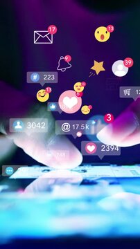 marketing, business, technology, social media, like, media, scrolling, social, social network, application, communication, follow, message, online, background, concept, viral video, advertisement, ads