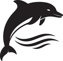 dolphin vector art  ডলফিন মাছ